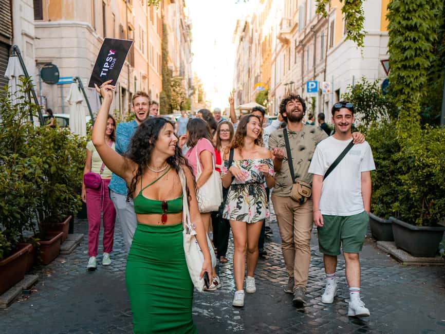 Rome: Nightlife Tour & Guided Bar Crawl with Games & Karaoke - The bar stops and Italian drinks