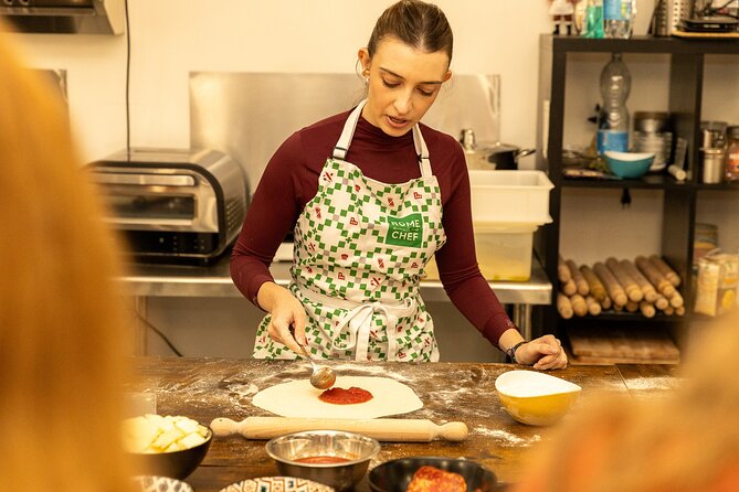 Rome Pizza Making Class with Spritz Cocktails - Eating Together at the Shared Table