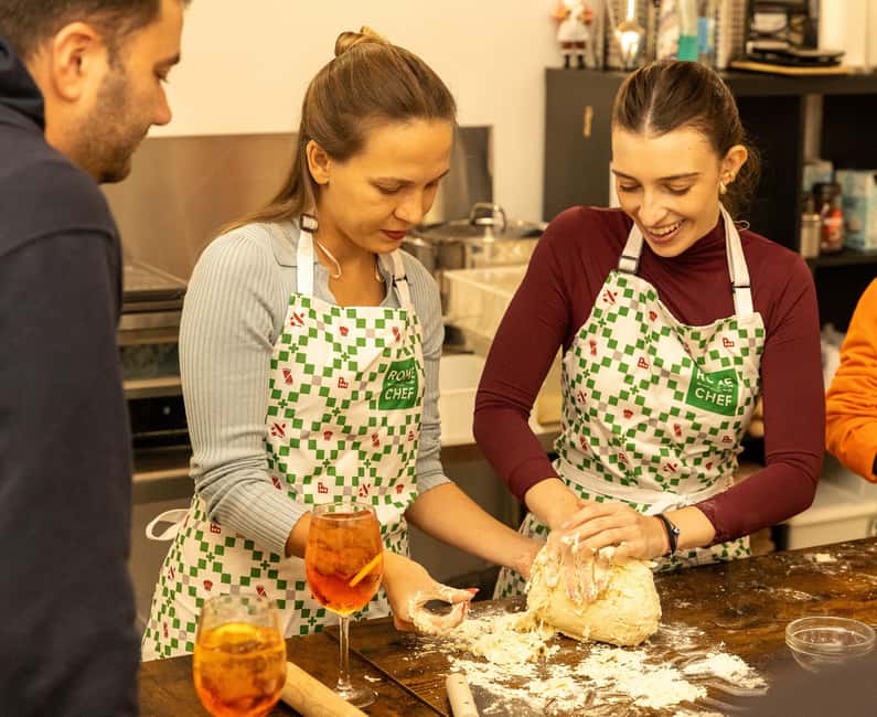 Rome: Pizza Making Cooking Class With Spritz Cocktails - Key points to know before booking