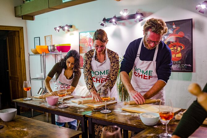 Rome Tipsy Cooking Class: Make Pasta and Mix 3 Spritz Cocktails - Practical Planning for the Three-Hour Session