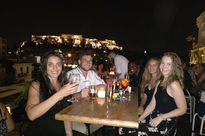 Rooftop Bar Hopping with Local Friends - Acropolis views from a different angle