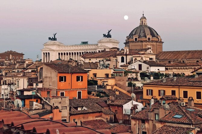 Rooftops of Rome by Night Food Tour with Dinner, Cocktails & Guided Sightseeing - Second rooftop: dinner beside the Pantheon
