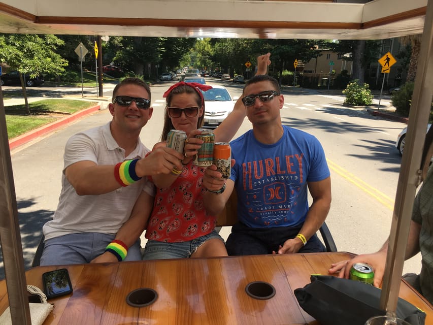 Sacramento: Pedal Bar Tour with 2 Stops - First Bar Stop: The Golden Bear