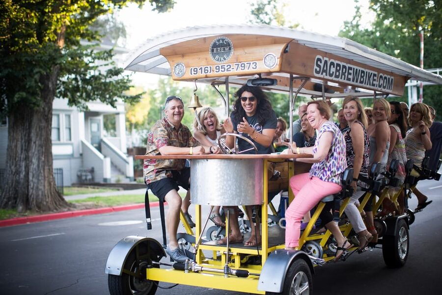 Sacramento: Pedal Bar Tour with 2 Stops - Second Stop: Der Biergarten