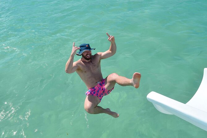 Sand-Bar Punta Cana Party Boat unlimited drinks, snorkeling Vibes - Sandbar swimming and the beach stop