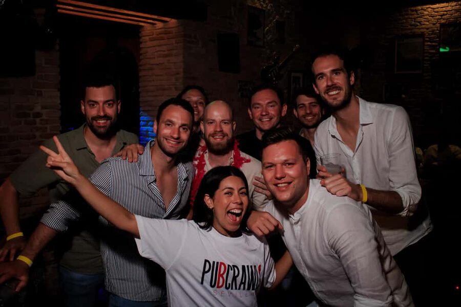 Seville: 3 Bars Pub Crawl + VIP Club Entrance & 3 Free Shots - Who will get the most from this pub crawl