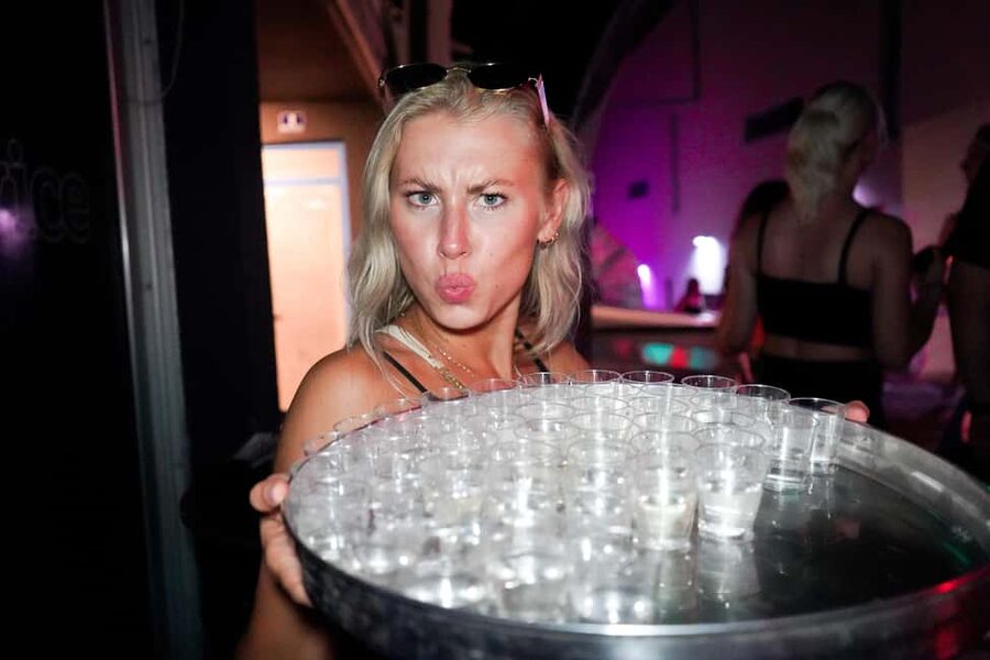 Split: Boat Crawl with Nightclub Access, Shots, & Boat Party - Starting at Jimmy bar with drinking games