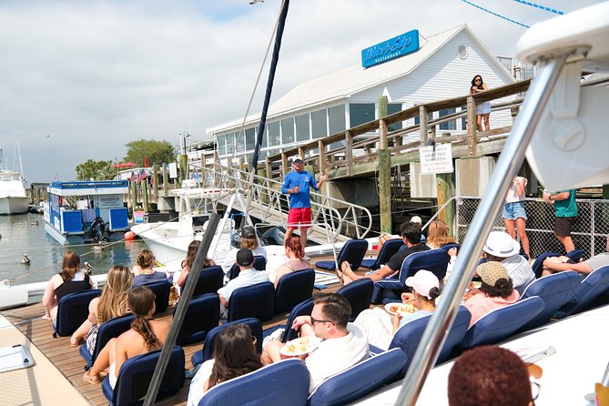 Sunday Mimosa Bar Catamaran Sail with Mini Brunch Bites - Under the Arthur Ravenel Jr. Bridge