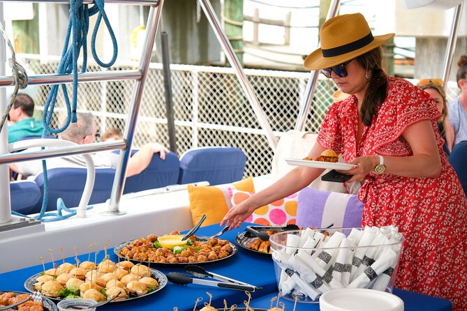 Sunday Mimosa Bar Catamaran Sail with Mini Brunch Bites - What $57 buys you