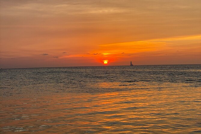 Sunset Tiki Bar Cruise in Caye Caulker, Belize - Setting out from The Split at 5:30 p.m.