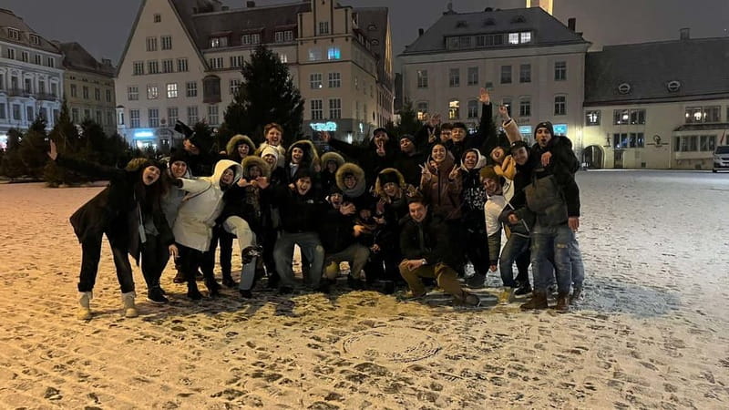 Tallinn: Bar Crawl with Shots, Beer, and Nightclub Entry - Making friends before the first bar