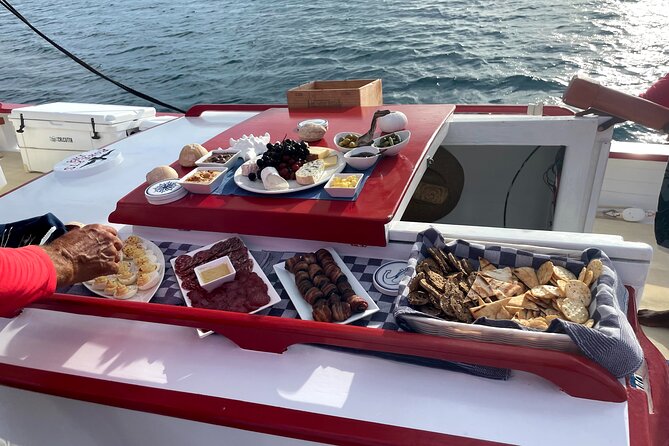 The Best Sunset Sail and Cocktail Hour in Anguilla - Dinner hors d’oeuvres on the deck