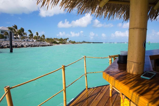 Tiki Boat - Clearwater - The Only Authentic Floating Tiki Bar - Swimming and sandbar stops