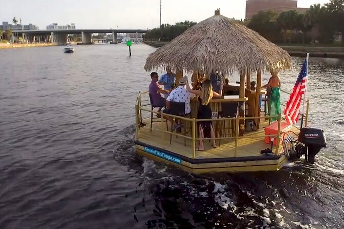 Tiki Boat - Downtown Tampa - The Only Authentic Floating Tiki Bar - A floating tiki bar beside Tampa’s downtown sights