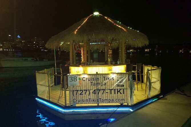 Tiki Boat - Downtown Tampa - The Only Authentic Floating Tiki Bar - Practical details that make the ride easier