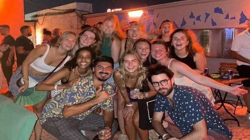 Tirana: Guided Bar Crawl with Welcome Shots - The first bar: a useful icebreaker