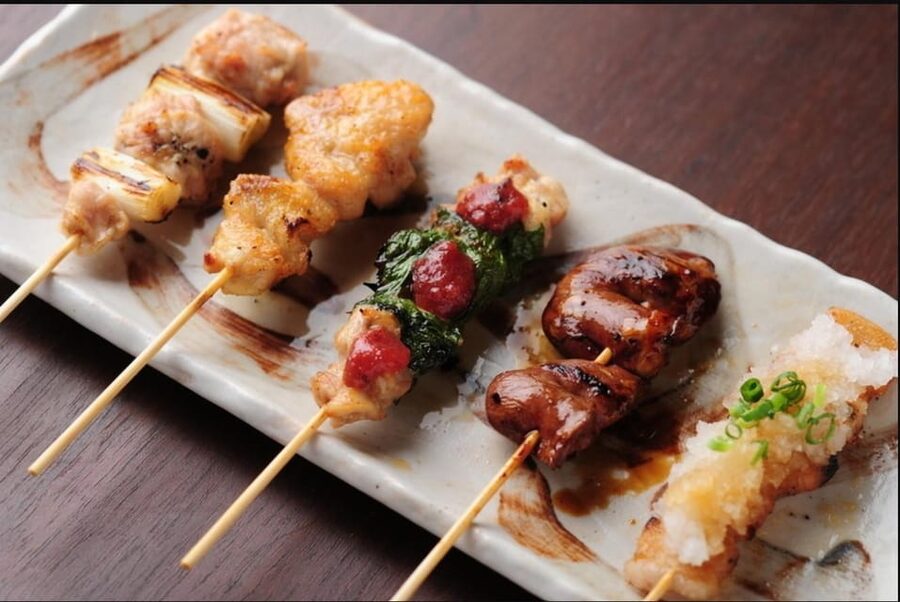 Tokyo: Izakaya Bar at Bistro Fukumimi, Ginza Corridor - The Seven-Skewer Course: A Broad First Taste