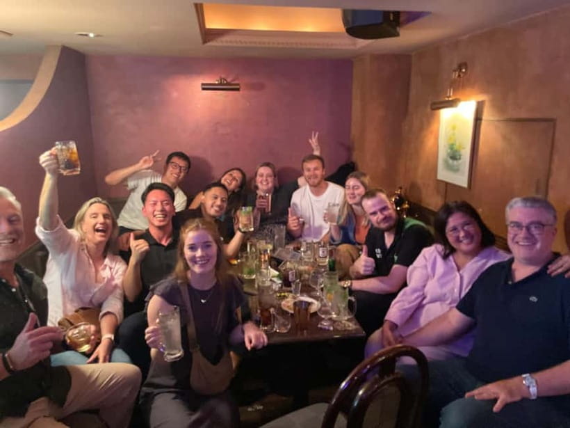 Tokyo: Shinjuku Bar and Izakaya Hopping Tour - The first stop: food, conversation, and local atmosphere
