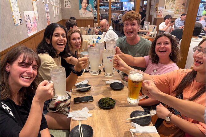 Tokyo Shinjuku Bar Hopping –Wagyu , Ramen & 7 Dishes - Meeting at Gucci Shinjuku