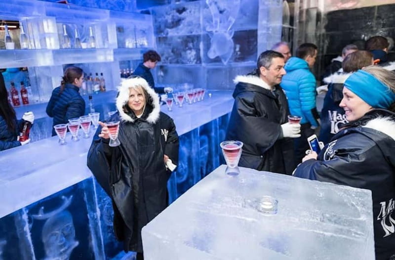 Tromsø: Magic Ice Bar Entrance and Welcome Drink - The welcome drink in an ice glass