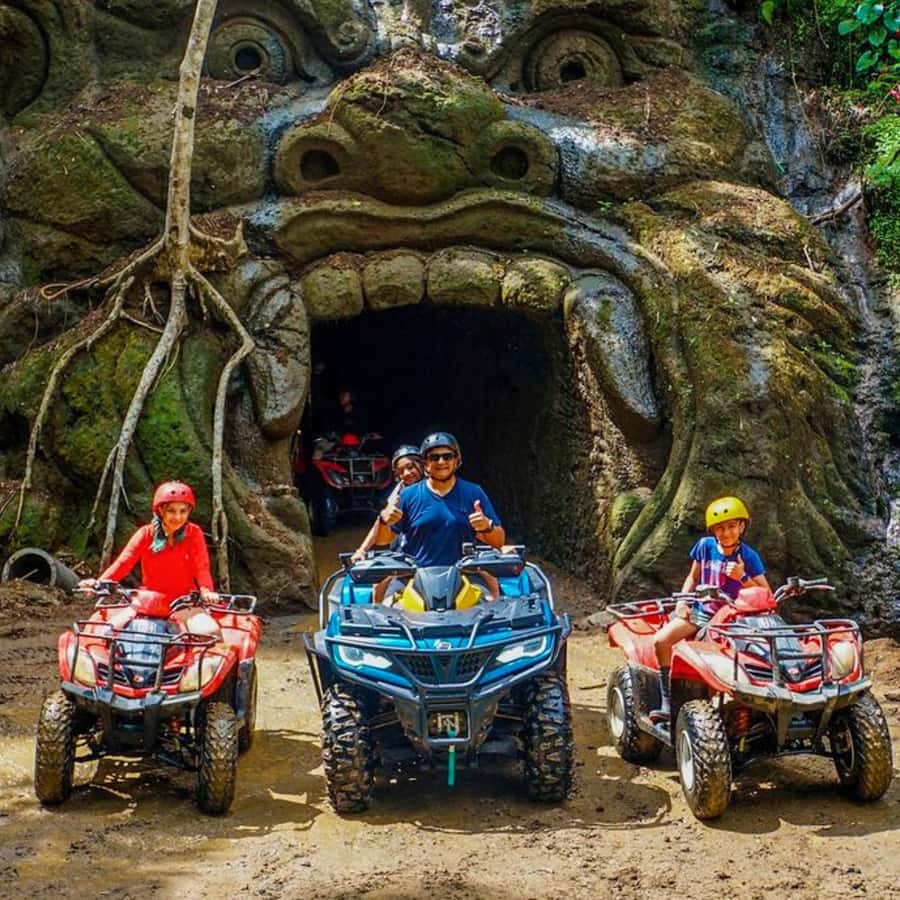 Ubud Bali ATV Alasan Adventure Gorila Cave & Cretya Pool Bar - Key points at a glance