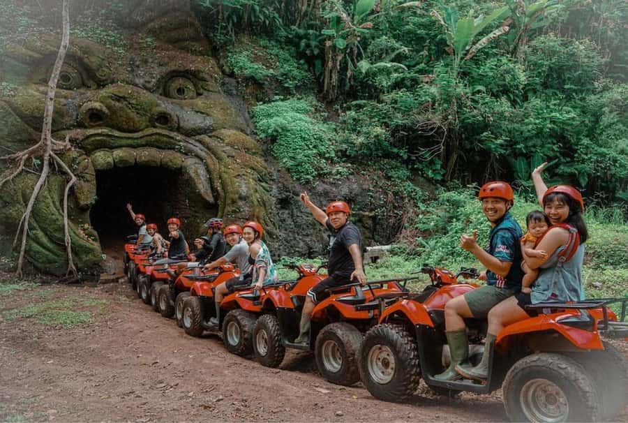 Ubud Bali ATV Alasan Adventure Gorila Cave & Cretya Pool Bar - Mud track, wet arena, and the toughest slopes
