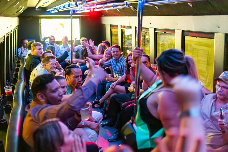 Vegas: 4-Hour Club Crawl with Party Bus Experience - Dress for the door, not just the bus