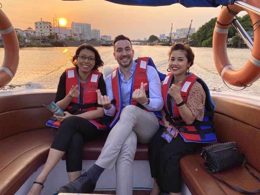 VIP Tour Enjoy Romantic Sunset by Speed Boat Free Cocktail - Why a Saigon River sunset feels different