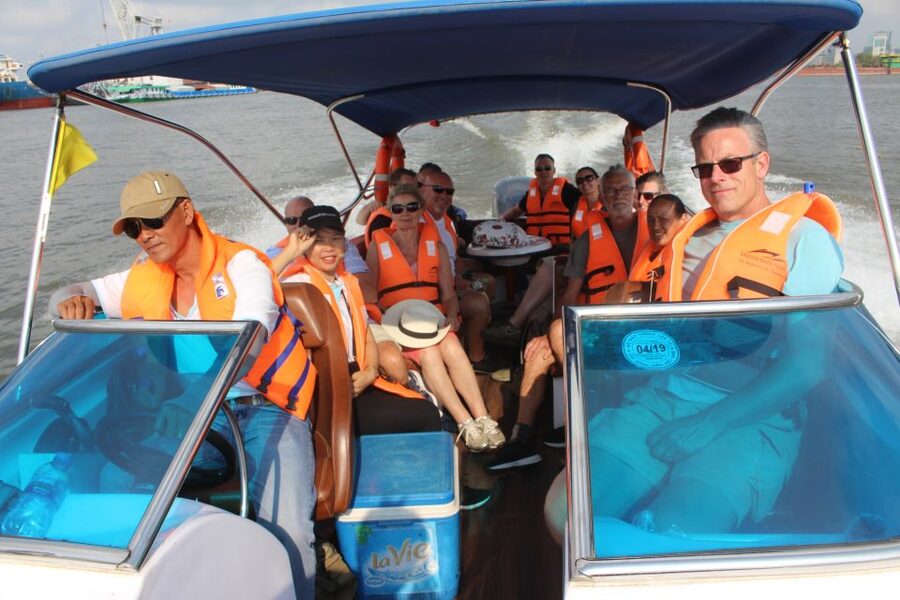 VIP Tour Enjoy Romantic Sunset by Speed Boat Free Cocktail - Meeting at Saigon Waterbus Station